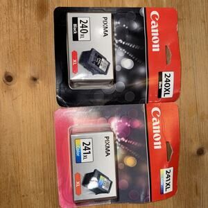 Canon Pixma 240XL Pixma Black 5A24B11 & 241XL Pixma Color 4A21G11